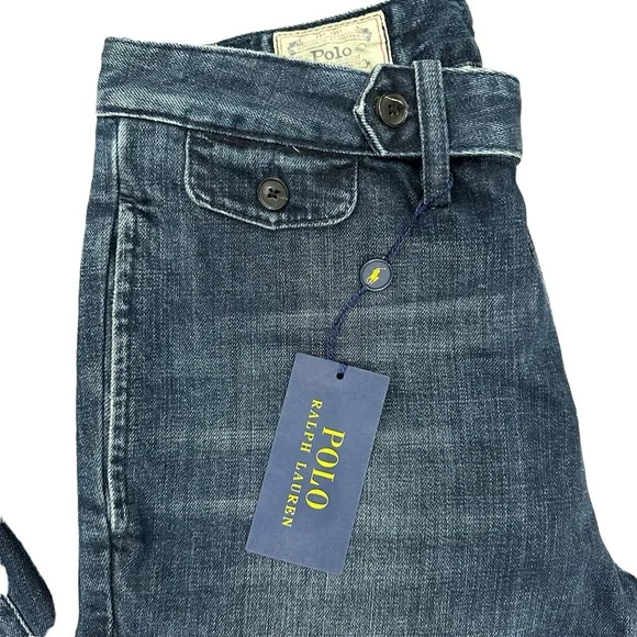 Polo by Ralph Lauren Super Wide Leg Flare Denim Jeans - Picture 4 of 8